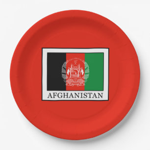 Plato De Papel Afganistán