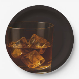 Plato De Papel Aged to Perfection Whisky Birthday Celebration