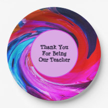 Agradecimiento del profesor Tie Dye Classroom Grac