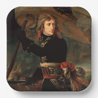 Plato De Papel Agrupamiento de Napoleón Bonaparte en la Batalla d