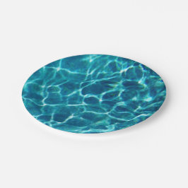Plato De Papel Agua de la piscina Guay