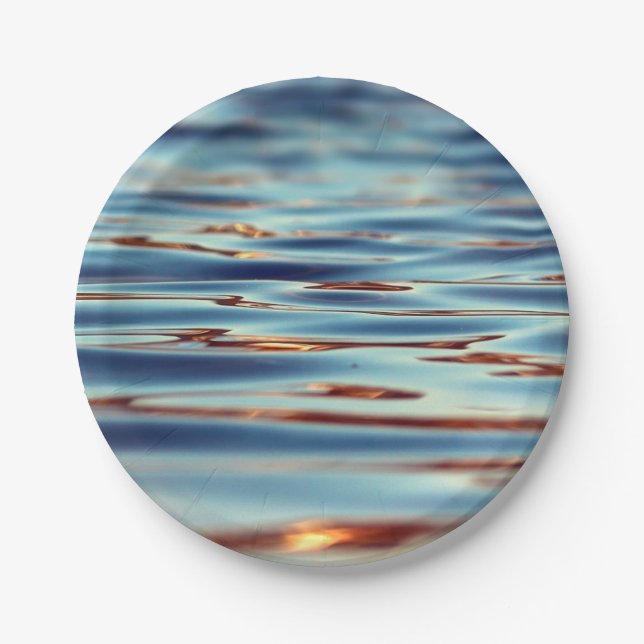 Plato De Papel agua de mar (Anverso)