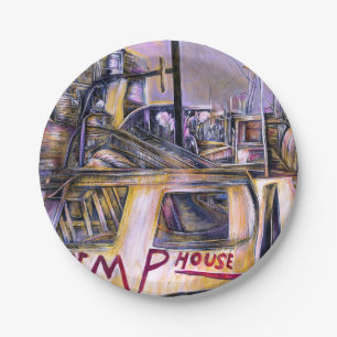 Plato De Papel Agua.Nacida Misterio Carne, Israel