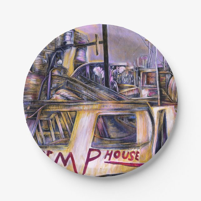 Plato De Papel Agua.Nacida Misterio Carne, Israel (Anverso)