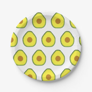 Plato De Papel Aguacate