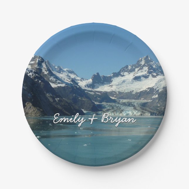 Plato De Papel Aguas de Alaska alimentadas por el glaciar (Anverso)