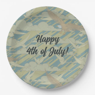 Plato De Papel Águila de celebración