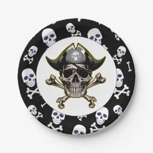 Plato De Papel Ahoy, Fiesta Planners Pirate