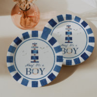 ¡Ahoy Náutico! Es un Baby Shower de faro de niño