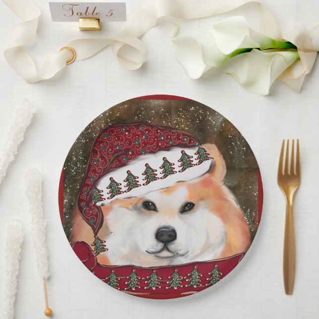 Plato De Papel Akita (Boda)