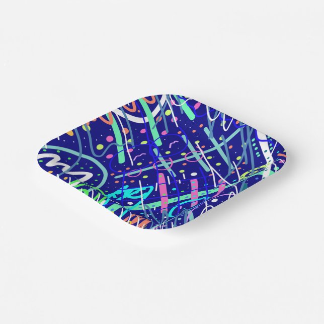 Plato De Papel Al otro lado del cielo nocturno (Angular)