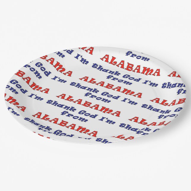 Plato De Papel Alabama (Angular)