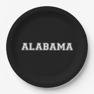 Plato De Papel Alabama