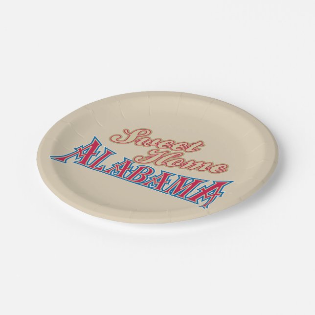 Plato De Papel Alabama es hogar (Angular)