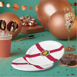 Plato De Papel Alabamian Flag & Seal, Flag of Alabama