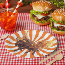 Alas De Búfalo Con Naranja Starburst