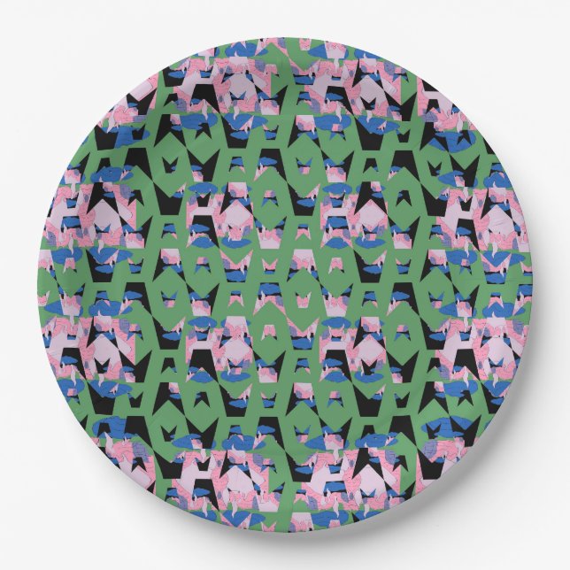 Plato De Papel Alas de llama celestial contenidas (Anverso)