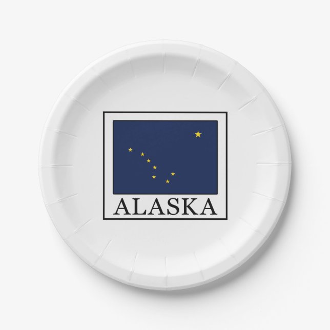 Plato De Papel Alaska (Anverso)