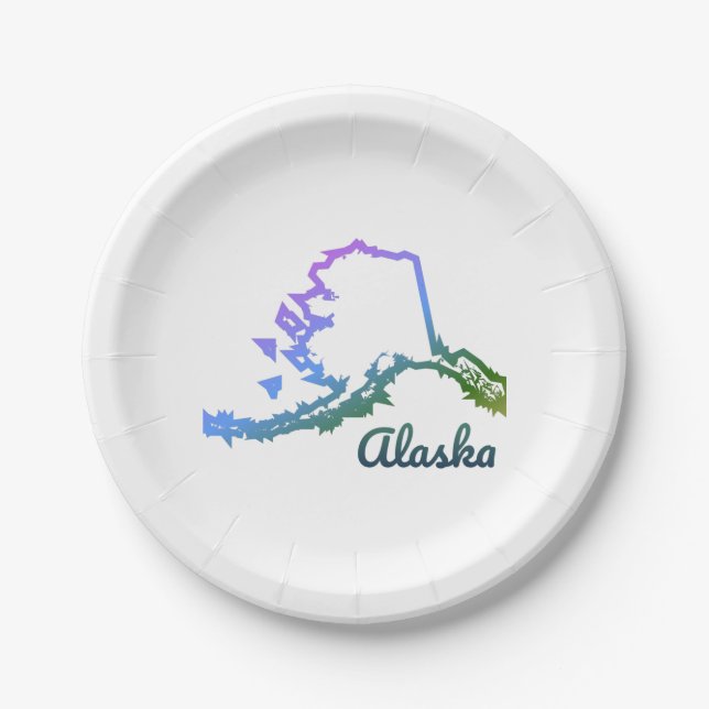 Plato De Papel Alaska (Anverso)