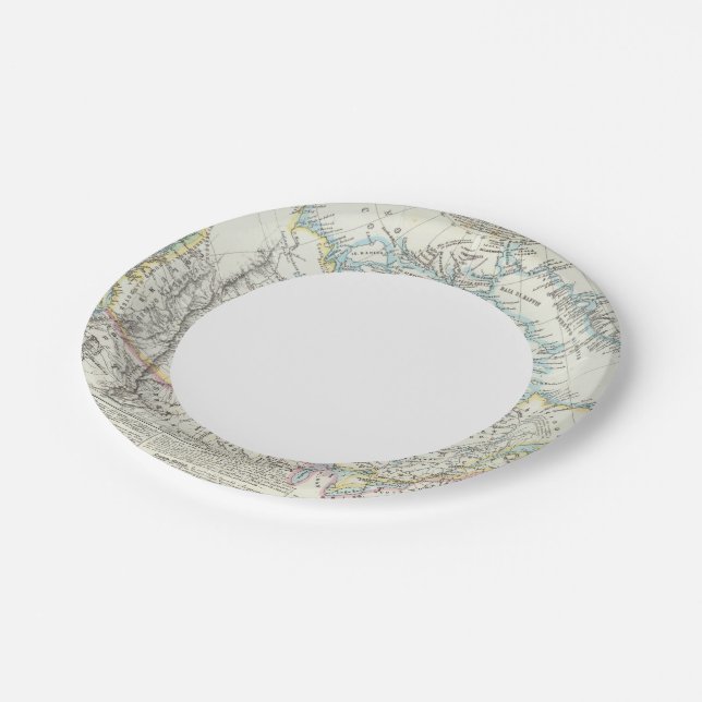 Plato De Papel Alaska (Canadá), Groenlandia (Angular)
