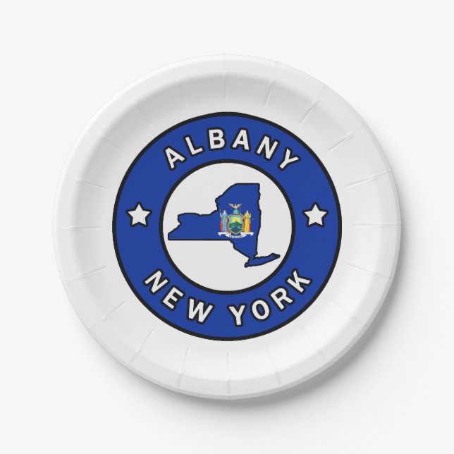 Plato De Papel Albany New York (Anverso)