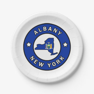Plato De Papel Albany Nueva York