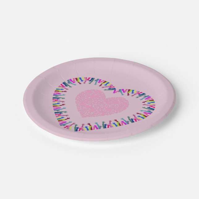 Plato De Papel Alcanzar el amor (Angular)