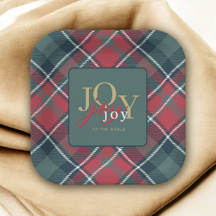 Plato De Papel Alegría por la festividad en la Rusia mundial