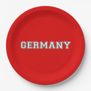 Plato De Papel Alemania