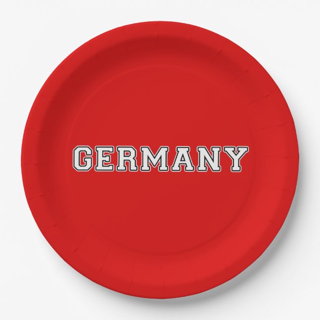 Plato De Papel Alemania (Anverso)