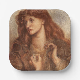 Plato De Papel Alexa Wilding (Joven Elegante Con Pelo Rojo)