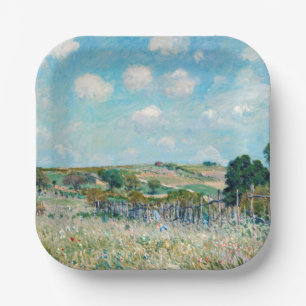 Plato De Papel Alfred Sisley - The Meadow