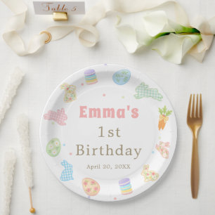 Plato De Papel Algun Conejito está Cumpliendo Un Cumpleaños Paste