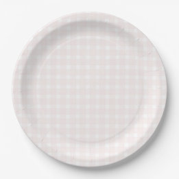 Plato De Papel Algun Conejo Dulce Fiesta de Bebé Rosa