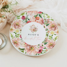 ALICE Rubor Floral Té de Despedida de Soltera Brun