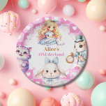 Plato De Papel Alicia de oro rosa en el país de las maravillas Fi<br><div class="desc">Añada un toque de capricho a su fiesta de té de cumpleaños con nuestra "Alicia de oro rosada en placas de papel Fiesta de té de cumpleaños en el país de las maravillas". Entre en el encantador mundo de las Maravillas con estos encantadores platos de papel, con deliciosos acentos rosados...</div>