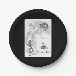 Plato De Papel Alicia en placas de papel Fiesta con temas de mara