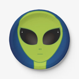 Plato De Papel Alien