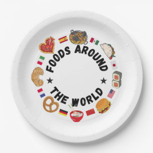 Plato De Papel Alimentos en todo el mundo