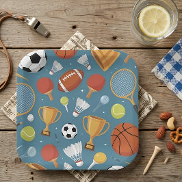 Plato De Papel All-Star Sports Medley Party