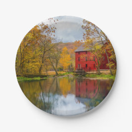 Plato De Papel Alley Mill Y Spring