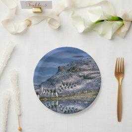 Plato De Papel Alligador