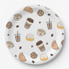 Plato De Papel Almofada decorativa coffee lovers