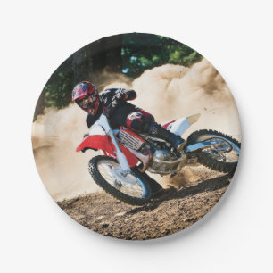 Plato De Papel almohada de lanzamiento de motocross