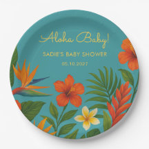 ¡Aloha Bebé! Chic Baby Shower Tropical