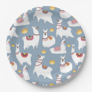 Plato De Papel Alpaca/Llama