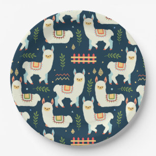 Plato De Papel Alpaca/Llama