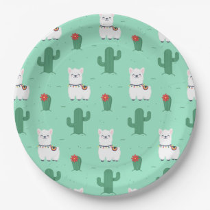 Plato De Papel Alpaca/Llama