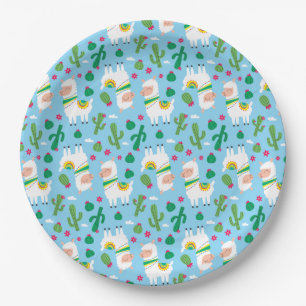 Plato De Papel Alpaca/Llama