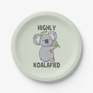 Plato De Papel Altamente Koalafied Koala